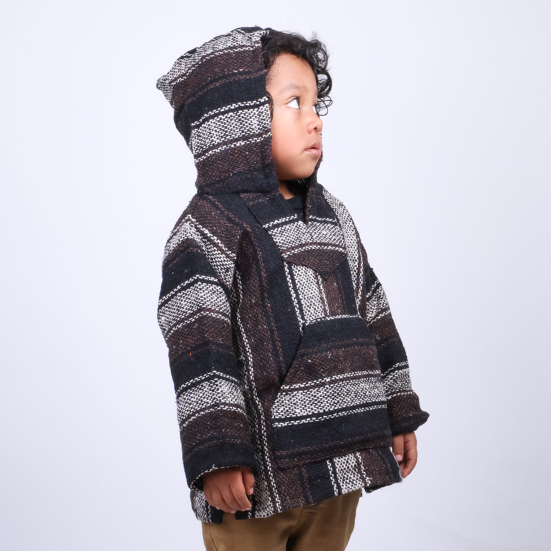 Brown Kids Size Mexican Hoodie - 