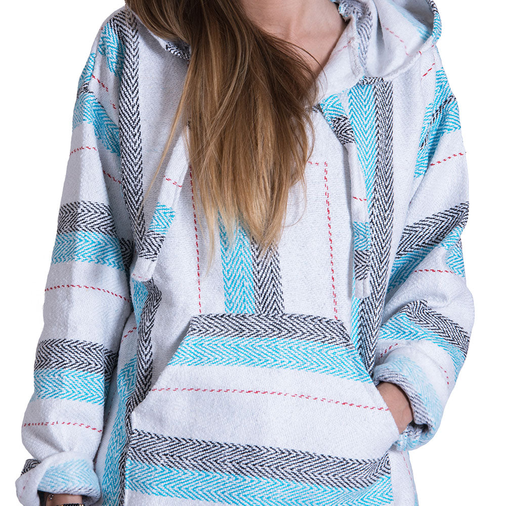 Teal baja hotsell hoodie