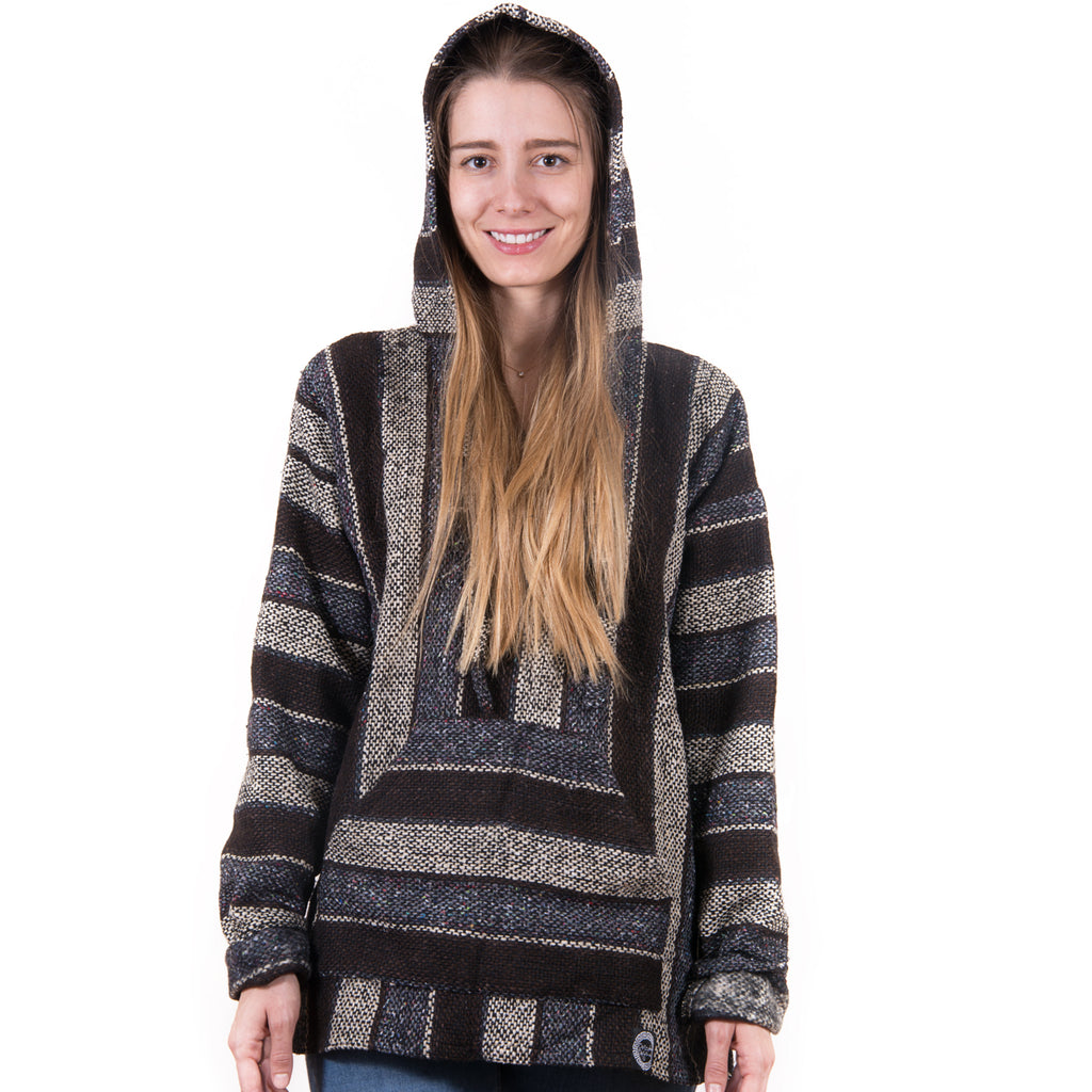 Cool Tan and Brown Baja Hoodie