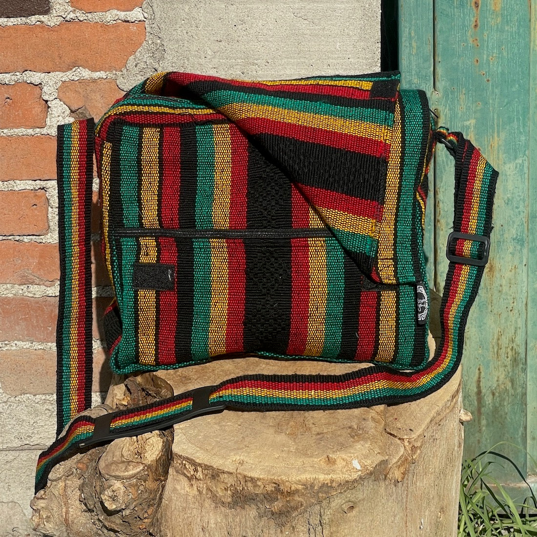 Mexican Rasta Rasta Color Mexican Messenger Bag -